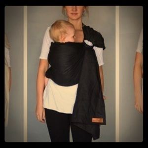 Never used black wild bird baby sling